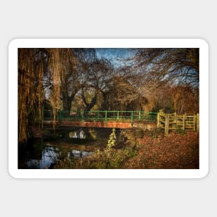 The River Pang At Tidmarsh Sticker